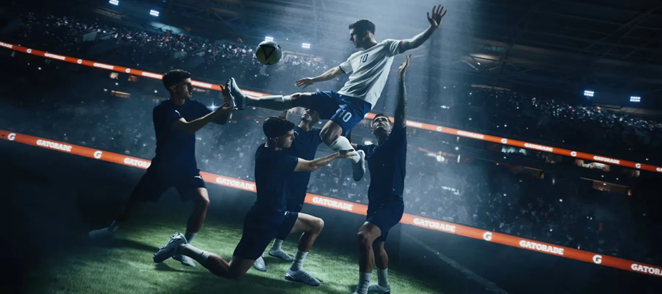 Gatorade campaign celebrates sweat behind success